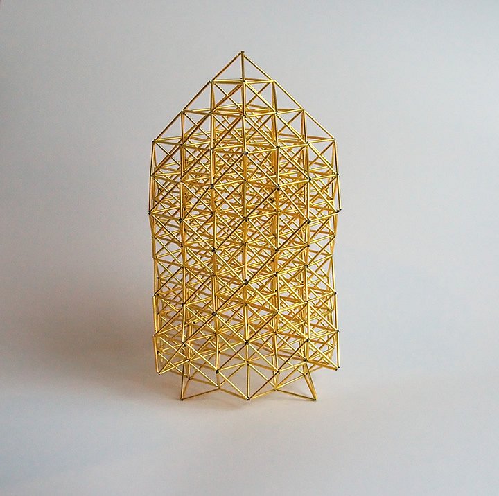 little temple sculpture - stereometric